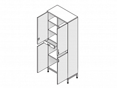 Шкаф для химических реактивов, 850х430х1900 мм