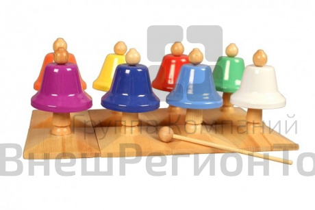 Набор колокольчиков на подставках (8 нот) .