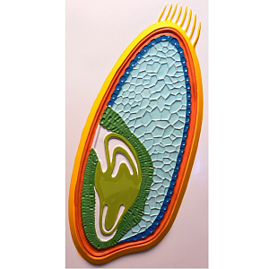 Барельефная модель «Зерновка пшеницы» ПРШ-Б122