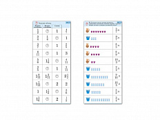  Комплект карточек 10 шт. Обучающий калейдоскоп. Дроби