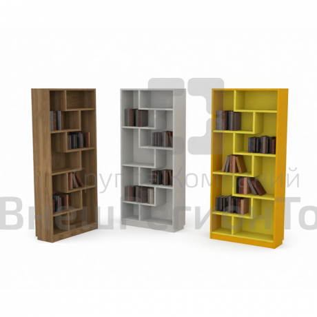 Арт-стеллаж односторонний пристенный 900х300х2090.