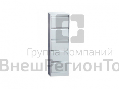 Шкаф картотечный 5 ящиков (А4) h1610 мм.