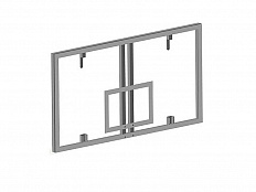 Щит баскетбольный игровой 180х105 см, оргстекло 10 мм