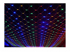 Звёздная сеть из гирлянд 240 ламп