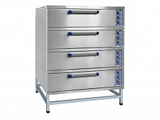 Пекарский шкаф электр., 4 камеры, нерж.ст.