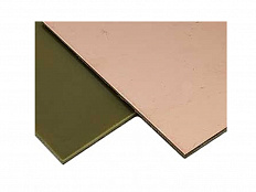 Текстолит FR4-1, 200x200 мм, 1.5 мм
