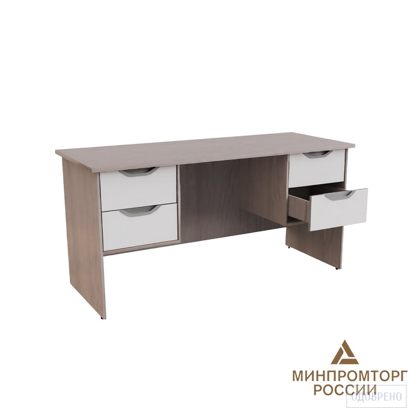 Стол письменный (ЛДСП 16 мм, рег.опоры), 1500*600*750 мм