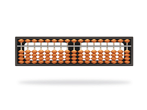 Детский абакус, 17 рядов