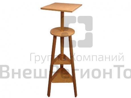 Столик скульптора квадратный (дуб, фанера).