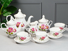 Набор чайный "Роза", 12 предметов