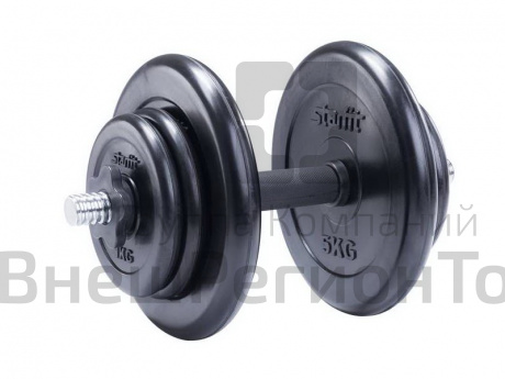 Гантель разборная обрезиненная, 16 кг.