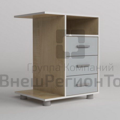 Тумба приставная с подставкой под процессор "Лидер".