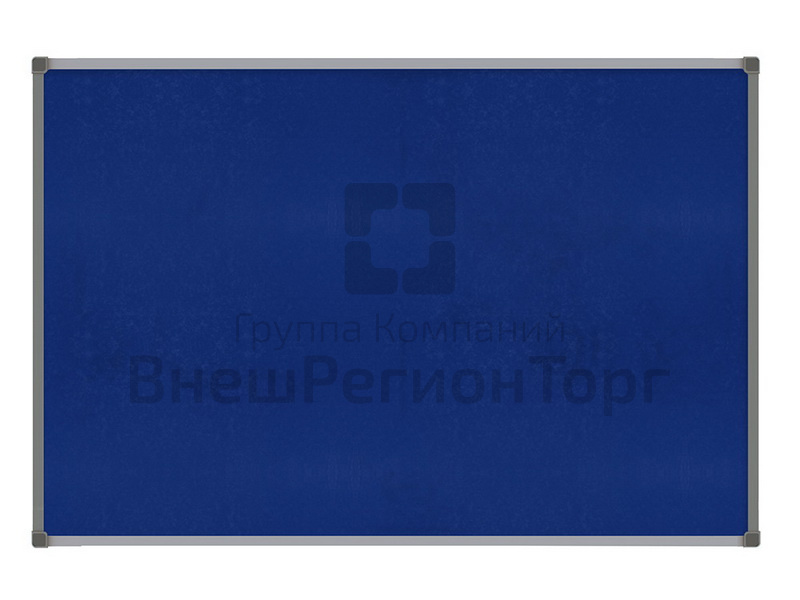 Текстильная доска синяя 100х120 алюминиевый профиль.