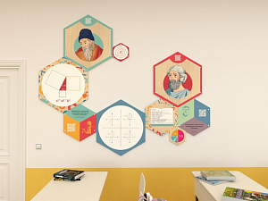 Набор информационно-методических панелей (9 шт.) «Стендум - Математика»