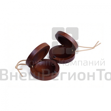 Кастаньеты деревянные, тонированные.