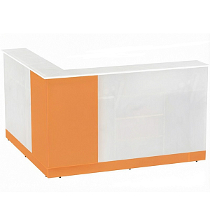 Кафедра 1600х1700х1000 мм (оранжевый/белый)