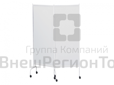 Ширма медицинская на колесах, 2 секции.