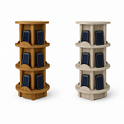 Витрина вращающаяся низкая 450х450х1100