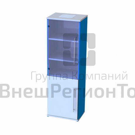 Шкаф лабораторный для приборов и посуды металлический.