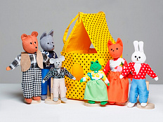 Шагающий театр "Теремок" с домиком