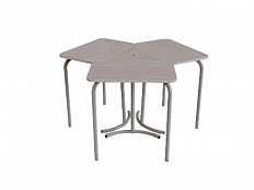 Стол модульный пятиугольный, нерегулируемый (м/к 32 мм, ЛДСП 16 мм, кромка 2 мм)