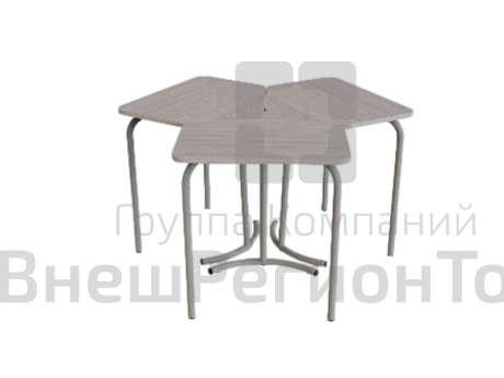 Стол модульный пятиугольный, нерегулируемый (м/к 32 мм, ЛДСП 16 мм, кромка 2 мм).