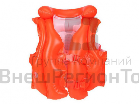 Детский жилет для плавания (красный).
