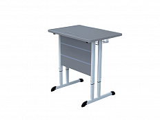 Стол ученический одноместный на плоскоовальной трубе