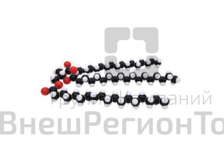 Жир тристеарин (C57H110O6), сборная модель.