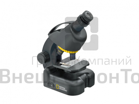 Микроскоп Bresser National Geographic 40–640x, с адаптером для смартфона.