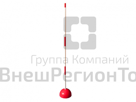 Комплект сигнальных дорожных столбиков высотой 100 см, 10 шт..