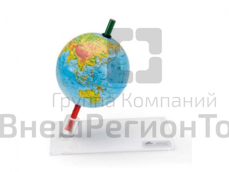 Глобус со стержневым магнитом.