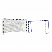 Ворота для гандбола, мини-футбола складные (комплект из двух ворот с протекторами и сетками)