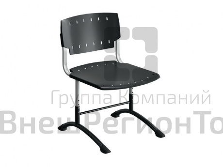 Стул ученический, регулируемый по высоте.