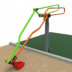 Экскаватор для игр с песком для детей с ограниченными возможностями