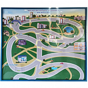 Доска магнитно-маркерная "Безопасный маршрут" №2