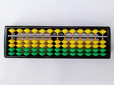 Счёты абакус, 13 рядов, жёлто-зелёный