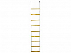 Веревочная лестница, 9 перекладин, желтая
