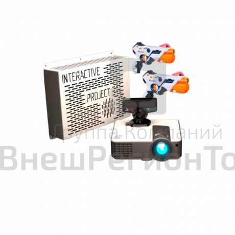 Интерактивная стена "Тир" с проектором.