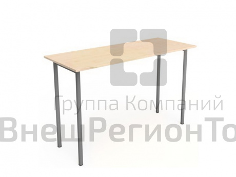 Стол обеденный 6-местный для табуретов прямоугольный.