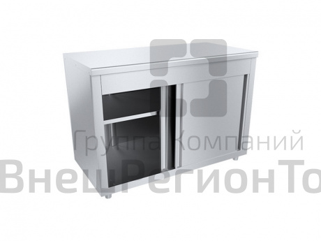 Стол-тумба с раздвижными дверками, 800х600 мм.