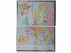Учебная карта "Европа 1924-1939 гг"