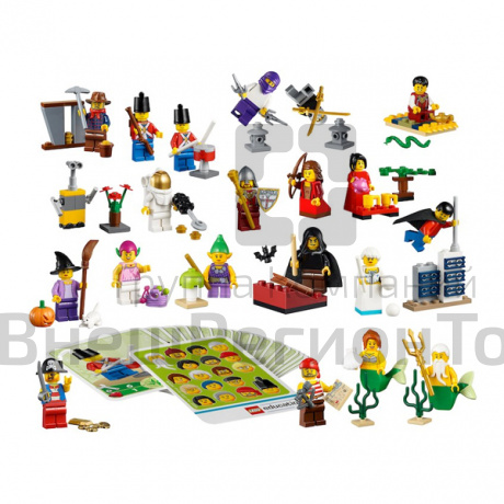 Сказочные и исторические персонажи. LEGO (213 деталей).