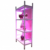 Стеллаж для растений с подсветкой, 90х40х180 см