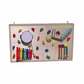 Панель тактильная с музыкальными инструментами 900х520 мм