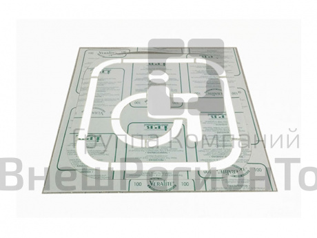 Трафарет для знака стоянки для инвалидов 80х80 см.