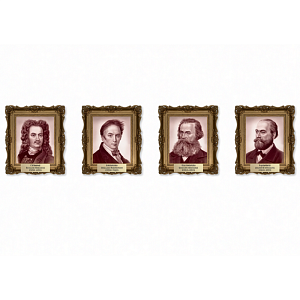Стенд-лента «Выдающиеся ученые-историки» 320х45 см