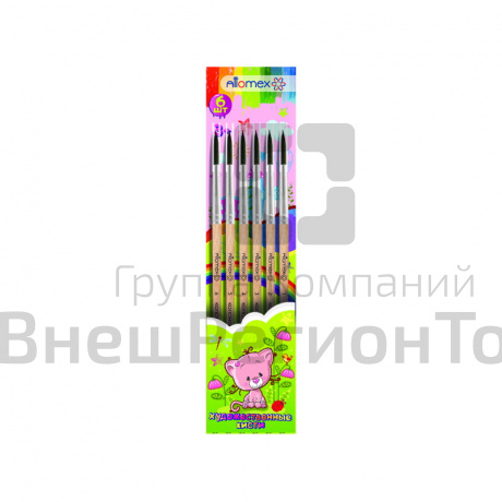 Набор кистей, 6 штук.