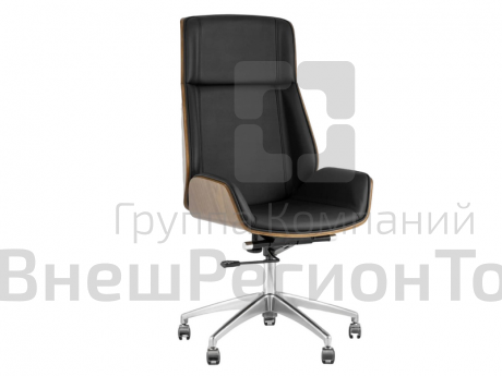 Кресло руководителя TopChairs Crown, черное.