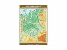 Учебная карта "Западно-Сибирский экономический район. Социально-экономическая карта", 100х140